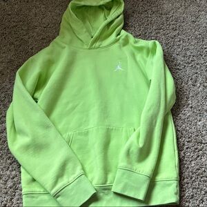 Jordan Lime Green Kids Hoodie